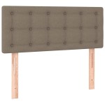 vidaXL Tăblie de pat, gri taupe, 100x5x78/88 cm, textil vidaXL Tăblie de pat, gri taupe, 100x5x78/88 cm, textil