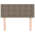 vidaXL Tăblie de pat, gri taupe, 100x5x78/88 cm, textil vidaXL Tăblie de pat, gri taupe, 100x5x78/88 cm, textil
