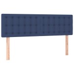 vidaXL Tăblii de pat, 2 buc., albastru, 72x5x78/88 cm, textil vidaXL Tăblii de pat, 2 buc., albastru, 72x5x78/88 cm, textil