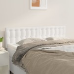 vidaXL Tăblii de pat, 2 buc., alb, 72x5x78/88 cm, piele ecologică vidaXL Tăblii de pat, 2 buc., alb, 72x5x78/88 cm, piele ecologică