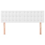 vidaXL Tăblii de pat, 2 buc., alb, 72x5x78/88 cm, piele ecologică vidaXL Tăblii de pat, 2 buc., alb, 72x5x78/88 cm, piele ecologică