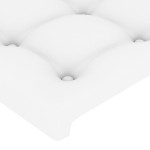 vidaXL Tăblii de pat, 2 buc., alb, 72x5x78/88 cm, piele ecologică vidaXL Tăblii de pat, 2 buc., alb, 72x5x78/88 cm, piele ecologică