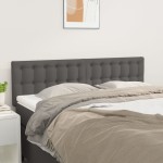 vidaXL Tăblii de pat, 2 buc., gri, 72x5x78/88 cm, piele ecologică vidaXL Tăblii de pat, 2 buc., gri, 72x5x78/88 cm, piele ecologică