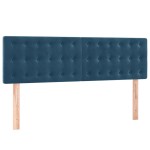 vidaXL Tăblii de pat, 2 buc., albastru închis, 72x5x78/88 cm, catifea vidaXL Tăblii de pat, 2 buc., albastru închis, 72x5x78/88 cm, catifea