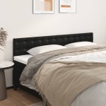 vidaXL Tăblii de pat, 2 buc, negru, 90x5x78/88 cm, piele ecologică vidaXL Tăblii de pat, 2 buc, negru, 90x5x78/88 cm, piele ecologică