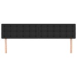 vidaXL Tăblii de pat, 2 buc, negru, 90x5x78/88 cm, piele ecologică vidaXL Tăblii de pat, 2 buc, negru, 90x5x78/88 cm, piele ecologică