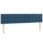 vidaXL Tăblii de pat, 2 buc, albastru închis, 90x5x78/88 cm, catifea vidaXL Tăblii de pat, 2 buc, albastru închis, 90x5x78/88 cm, catifea