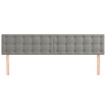 vidaXL Tăblii de pat, 2 buc, gri deschis, 100x5x78/88 cm, catifea vidaXL Tăblii de pat, 2 buc, gri deschis, 100x5x78/88 cm, catifea
