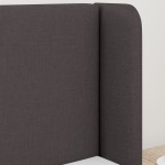 vidaXL Urechi pentru tăblie 2 pcs Quadrate Din țesătură maro închis vidaXL Urechi pentru tăblie 2 pcs Quadrate Din țesătură maro închis