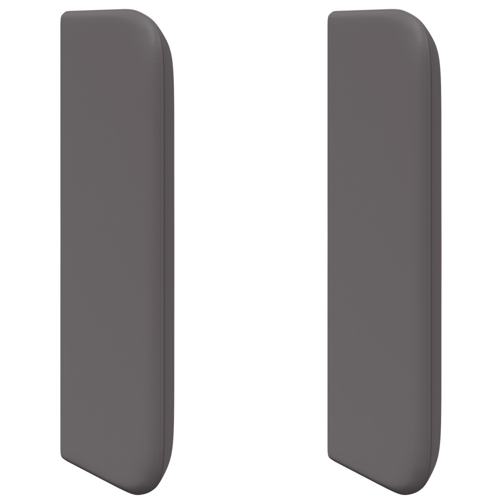vidaXL Urechile Tăbliei 2 pcs Gri 40 x 16 x 5 cm Piele artificială