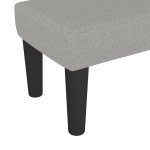 vidaXL Bancă, gri deschis, 70x30x30 cm, textil vidaXL Bancă, gri deschis, 70x30x30 cm, textil