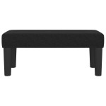 vidaXL Bancă, negru, 70x30x30 cm, textil vidaXL Bancă, negru, 70x30x30 cm, textil