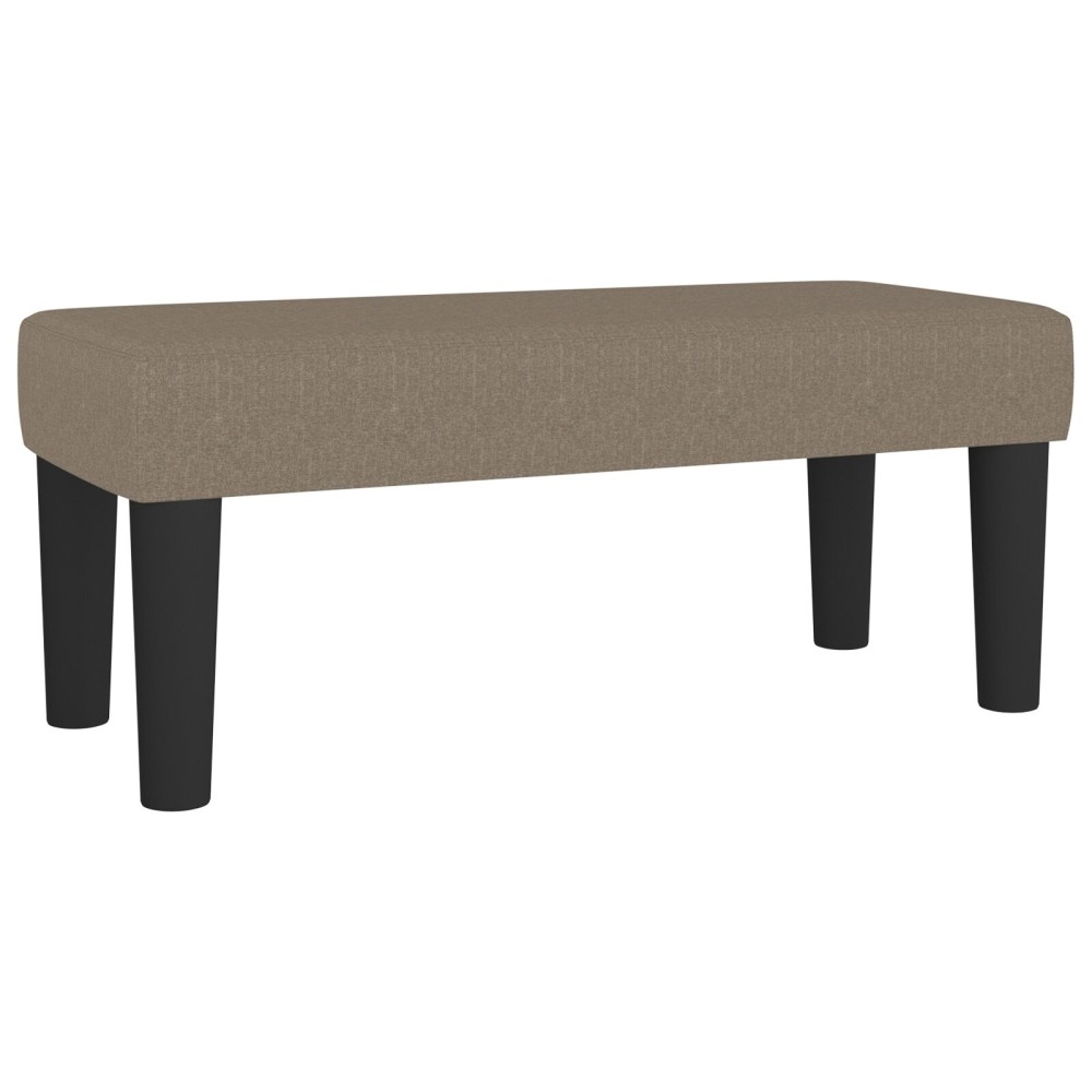 vidaXL Bancă, gri taupe, 70x30x30 cm, textil