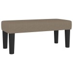 vidaXL Bancă, gri taupe, 70x30x30 cm, textil vidaXL Bancă, gri taupe, 70x30x30 cm, textil