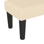 vidaXL Bancă, crem, 70x30x30 cm, textil vidaXL Bancă, crem, 70x30x30 cm, textil