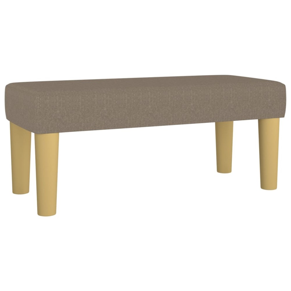 vidaXL Bancă, gri taupe, 70x30x30 cm, textil