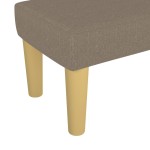 vidaXL Bancă, gri taupe, 70x30x30 cm, textil vidaXL Bancă, gri taupe, 70x30x30 cm, textil