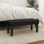 vidaXL Bancă, negru, 70x30x30 cm, piele ecologică vidaXL Bancă, negru, 70x30x30 cm, piele ecologică