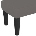 vidaXL Bancă, gri, 70x30x30 cm, piele ecologică vidaXL Bancă, gri, 70x30x30 cm, piele ecologică