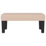 vidaXL Bancă, cappuccino, 70x30x30 cm, piele ecologică vidaXL Bancă, cappuccino, 70x30x30 cm, piele ecologică