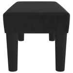 vidaXL Bancă, negru, 70x30x30 cm, textil vidaXL Bancă, negru, 70x30x30 cm, textil
