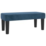 vidaXL Bancă, albastru închis, 70x30x30 cm, catifea vidaXL Bancă, albastru închis, 70x30x30 cm, catifea