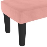 vidaXL Bancă, roz, 70x30x30 cm, catifea vidaXL Bancă, roz, 70x30x30 cm, catifea