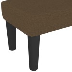 vidaXL Bancă, maro închis, 100x30x30 cm, textil vidaXL Bancă, maro închis, 100x30x30 cm, textil