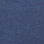 vidaXL Bancă, albastru, 100x30x30 cm, textil vidaXL Bancă, albastru, 100x30x30 cm, textil