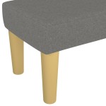 vidaXL Bancă, gri închis, 100x30x30 cm, textil vidaXL Bancă, gri închis, 100x30x30 cm, textil