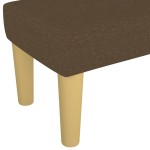 vidaXL Bancă, maro închis, 100x30x30 cm, textil vidaXL Bancă, maro închis, 100x30x30 cm, textil