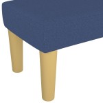 vidaXL Bancă, albastru, 100x30x30 cm, textil vidaXL Bancă, albastru, 100x30x30 cm, textil