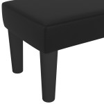 vidaXL Bancă, negru, 100x30x30 cm, piele ecologică vidaXL Bancă, negru, 100x30x30 cm, piele ecologică