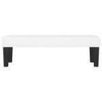 vidaXL Bancă, alb, 100x30x30 cm, piele ecologică vidaXL Bancă, alb, 100x30x30 cm, piele ecologică