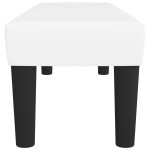 vidaXL Bancă, alb, 100x30x30 cm, piele ecologică vidaXL Bancă, alb, 100x30x30 cm, piele ecologică