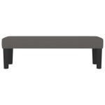 vidaXL Bancă, gri, 100x30x30 cm, piele ecologică vidaXL Bancă, gri, 100x30x30 cm, piele ecologică