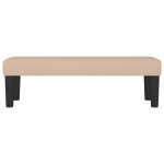 vidaXL Bancă, cappuccino, 100x30x30 cm, piele ecologică vidaXL Bancă, cappuccino, 100x30x30 cm, piele ecologică