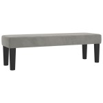 vidaXL Bancă, gri deschis, 100x30x30 cm, catifea vidaXL Bancă, gri deschis, 100x30x30 cm, catifea