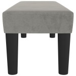 vidaXL Bancă, gri deschis, 100x30x30 cm, catifea vidaXL Bancă, gri deschis, 100x30x30 cm, catifea