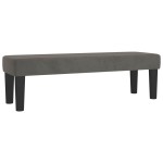 vidaXL Bancă, gri închis, 100x30x30 cm, catifea vidaXL Bancă, gri închis, 100x30x30 cm, catifea