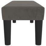 vidaXL Bancă, gri închis, 100x30x30 cm, catifea vidaXL Bancă, gri închis, 100x30x30 cm, catifea