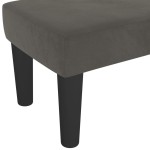 vidaXL Bancă, gri închis, 100x30x30 cm, catifea vidaXL Bancă, gri închis, 100x30x30 cm, catifea