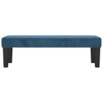 vidaXL Bancă, albastru închis, 100x30x30 cm, catifea vidaXL Bancă, albastru închis, 100x30x30 cm, catifea