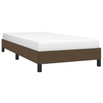 vidaXL Cadru de pat fără saltea, maro închis, 80x200 cm, textil vidaXL Cadru de pat fără saltea, maro închis, 80x200 cm, textil