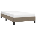 vidaXL Cadru de pat fără saltea Taupe 80x200 cm țesătură