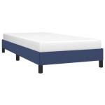 vidaXL Cadru de pat fără saltea țesătură albastră 80x200 cm