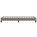 vidaXL Cadru de pat fără saltea, gri închis, 90x190 cm, textil