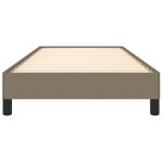 vidaXL Cadru de pat fără saltea Taupe 90x190 cm Stofa