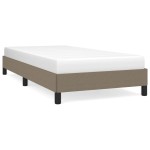 vidaXL Cadru de pat fără saltea Taupe 90x200 cm țesătură vidaXL Cadru de pat fără saltea Taupe 90x200 cm țesătură