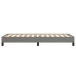 vidaXL Cadru de pat fără saltea, gri închis, 100x200 cm, textil